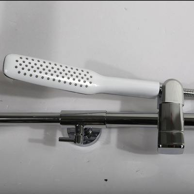 【水暖潔具批發(fā) 三檔分水淋浴套裝 全銅電鍍頂噴花灑套裝】?jī)r(jià)格,廠家,圖片,淋浴器/淋浴柱/花灑,南安市侖蒼奇箭衛(wèi)浴水暖配件店-